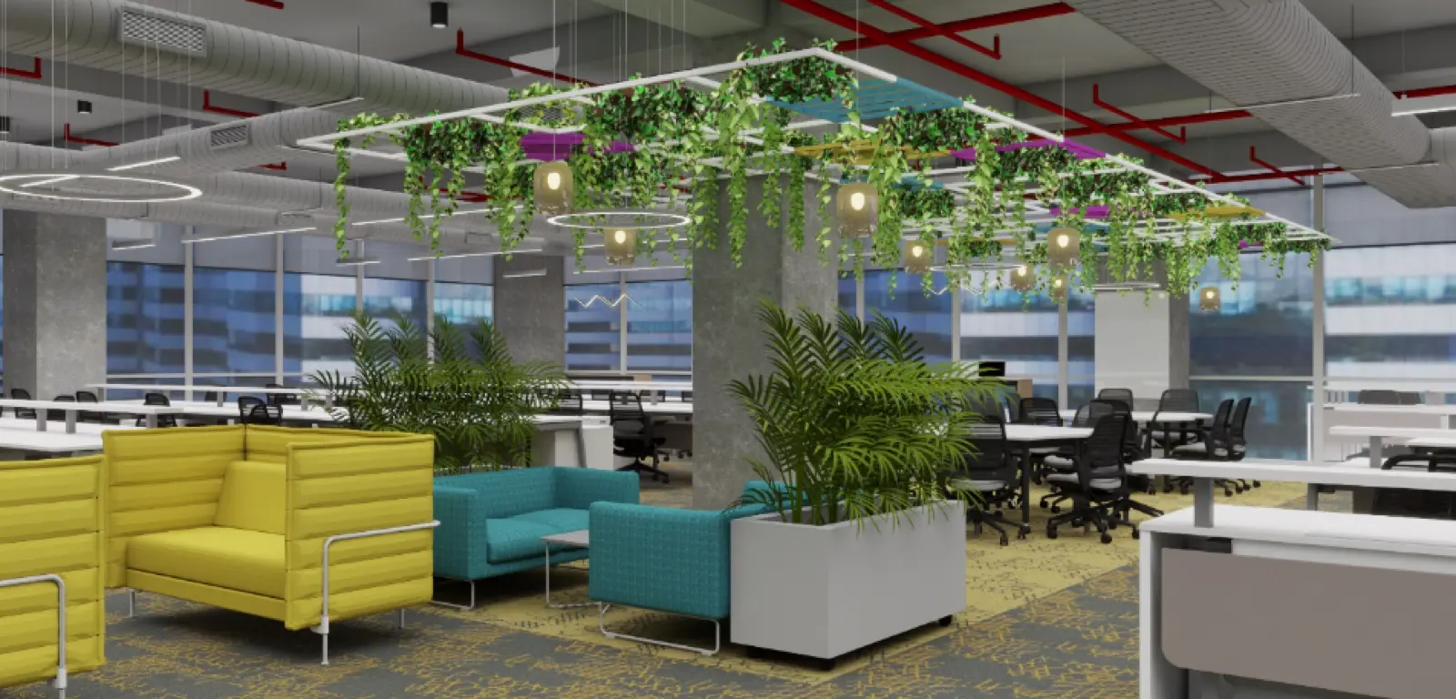 Sopra Steria, Noida - workplace project by Sakarsh