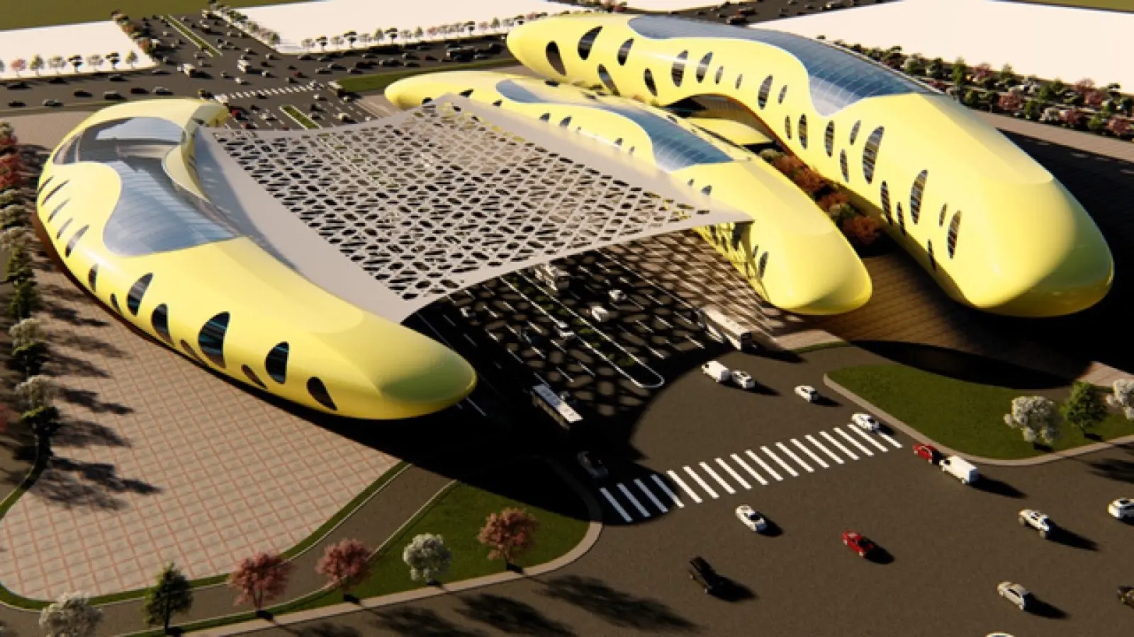 Xian Railway Station, Xi'an - transport project by Sakarsh